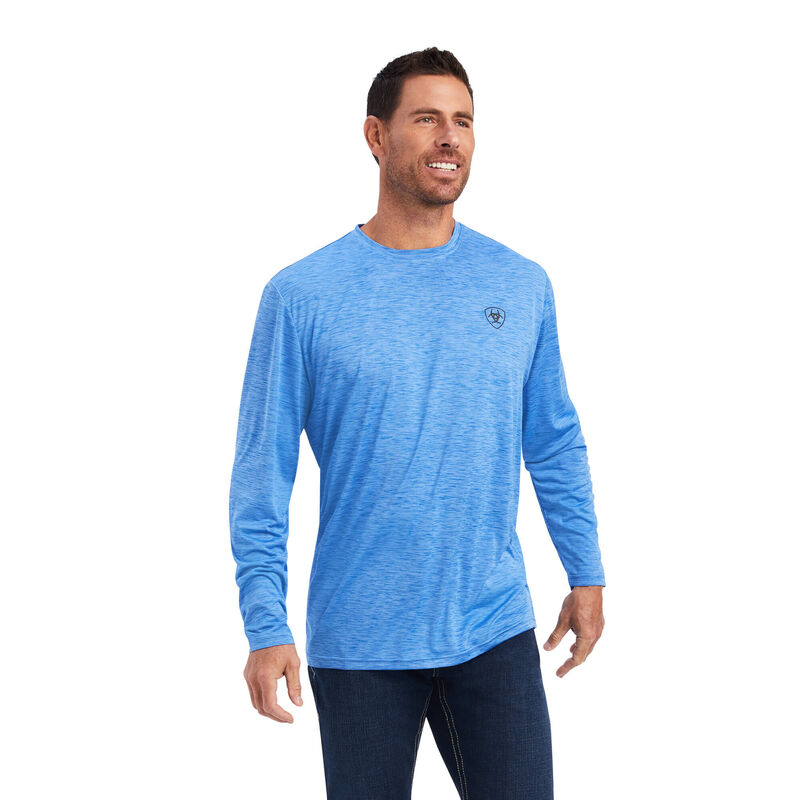 Ariat T-Shirts Herren - Charger Land Of The Free Blau ( FSBGP-8052 )